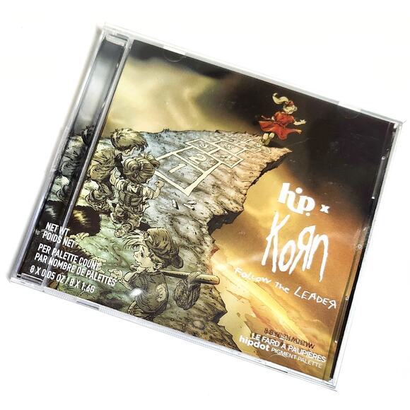 Hipdot Korn Follow The Leader Eyeshadow Face Palette Matte Shimmer Glitter NIB - Picture 2 of 16